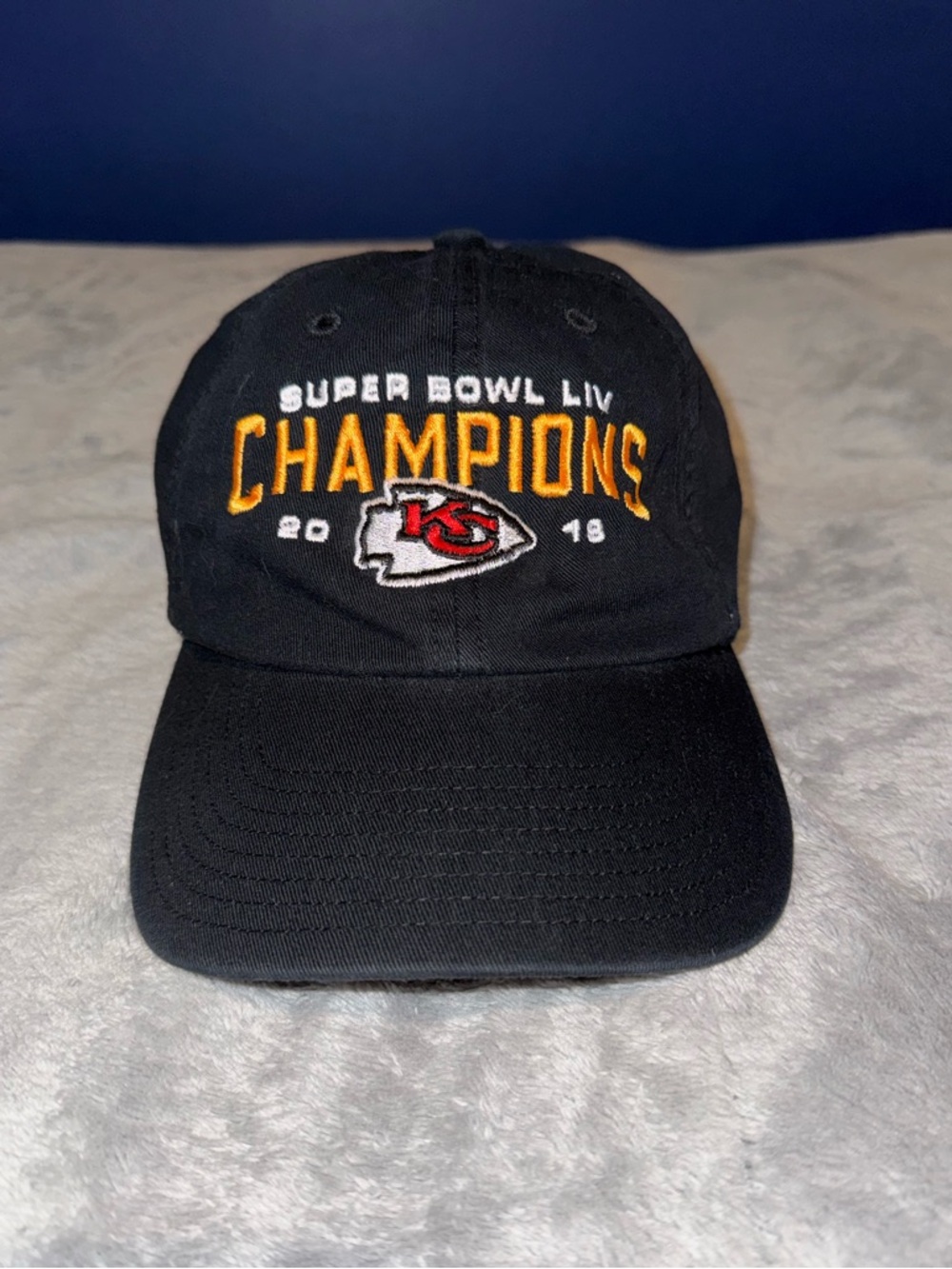 NFL Kansas City Chiefs Super Bowl 54 Champions Black 47 Brand Baseball Cap